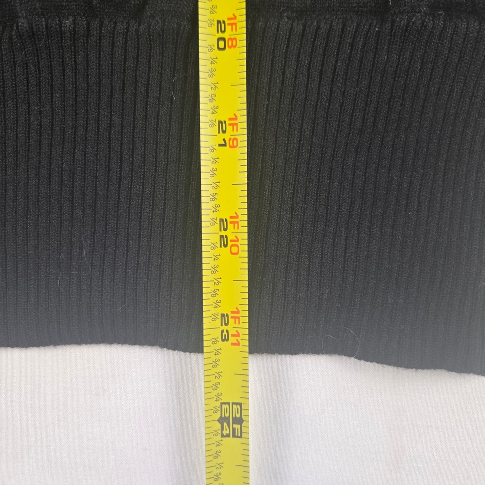 Montgomery Post Woman's Medium Black Faux Wrap NWT Office Chic Staple Classic - Picture 8 of 9